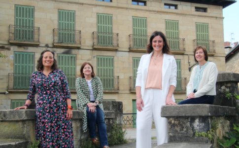 Jesica Ruiz, Josune Escota, Mireia Elkoroiribe eta Sara Oceja