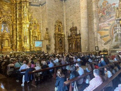 Meza nagusia Sortzez Garbiaren basilikan.