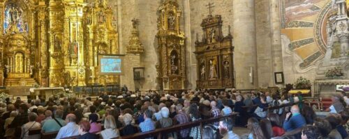 Meza nagusia Sortzez Garbiaren basilikan.