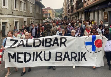 Bigarren manifestazioa Zaldibarren