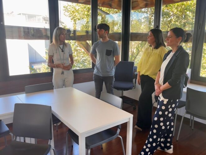 Garbiñe Andrinua, Iker Urkiza, Paule Sanchez eta Mireia Elkoroiribe.