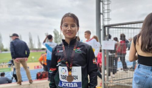 June Kortazar, DKTko atleta. ARGAZKIA: Durango Kirol Taldea