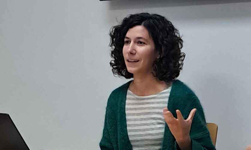 Itziar Navarro Gernikako Marijesien aurkezpenean