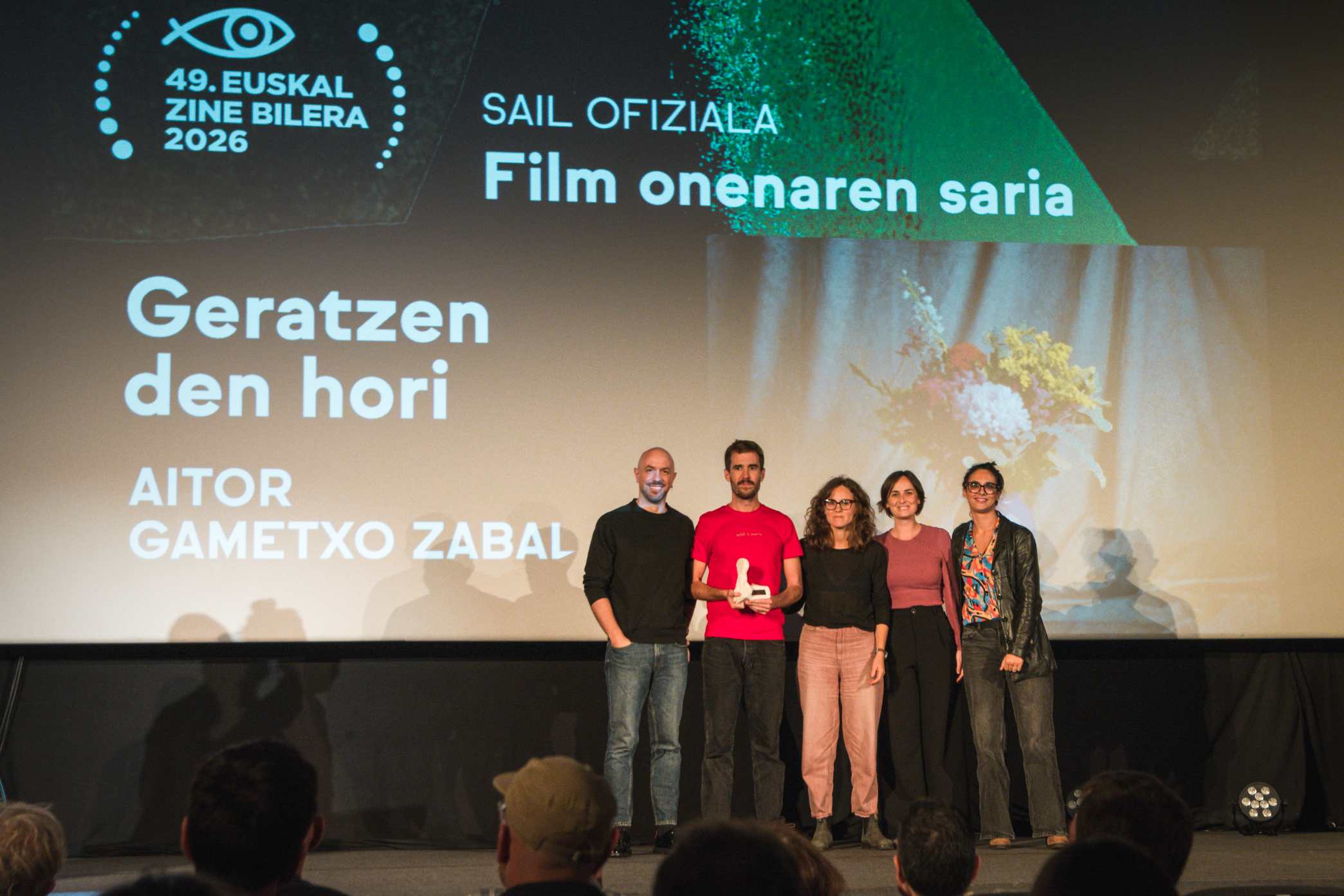 Gametxok Film onenaren saria irabazi dau